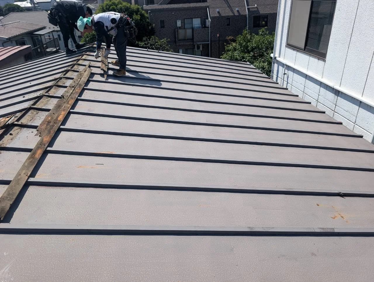 屋根工事の施工前